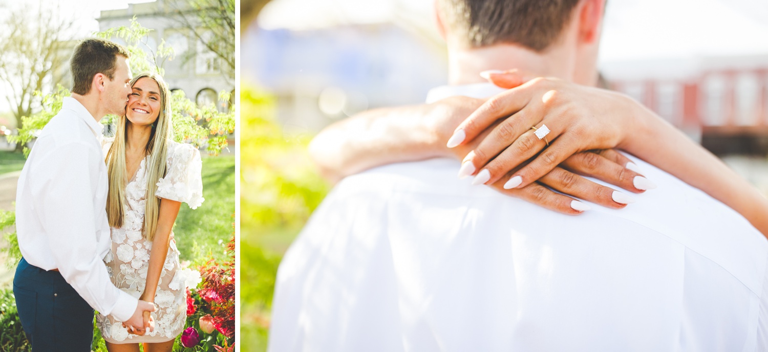 Spring Engagement Photographs in Northwest Arkansas