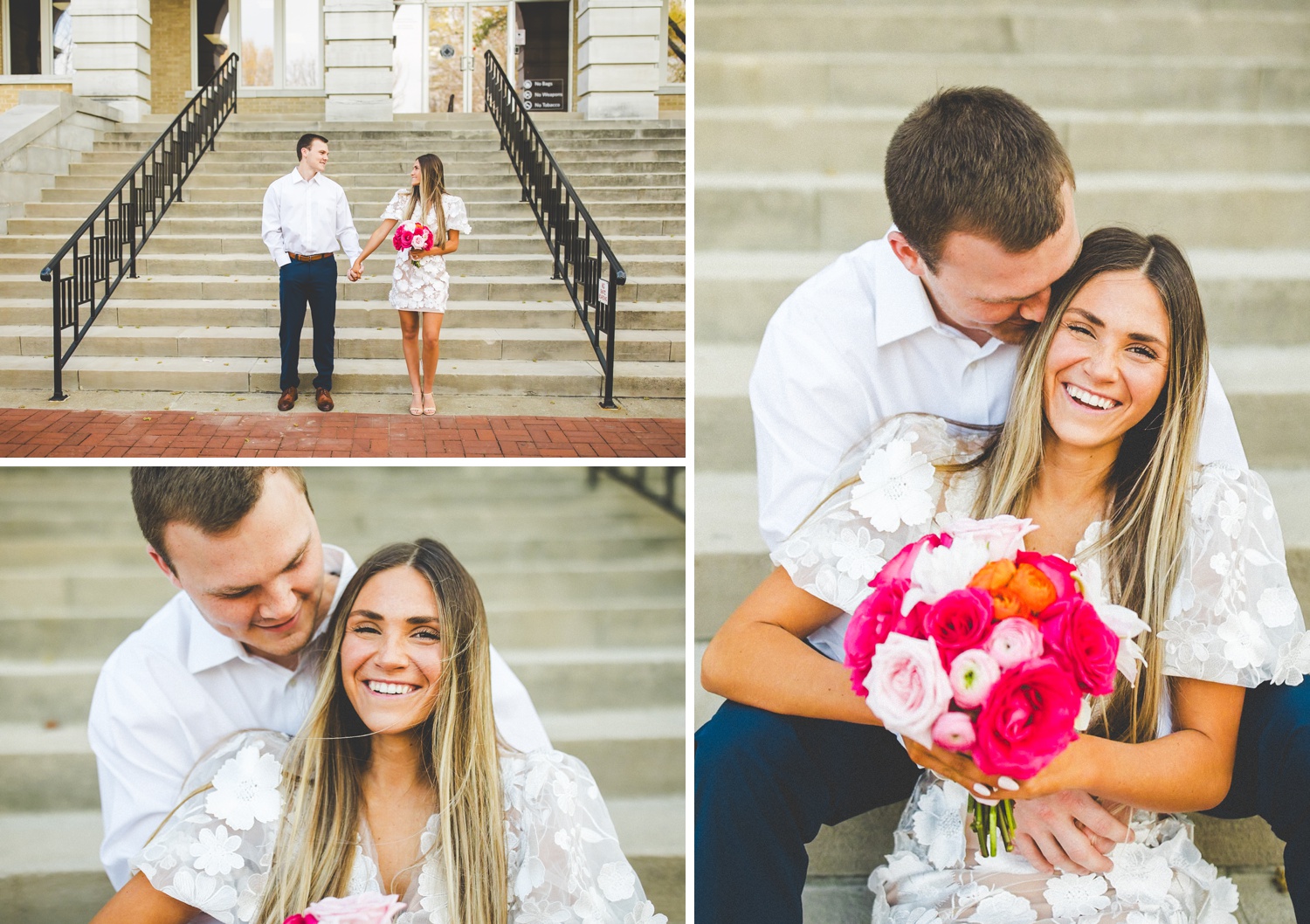 Spring Engagement Photographs in Northwest Arkansas