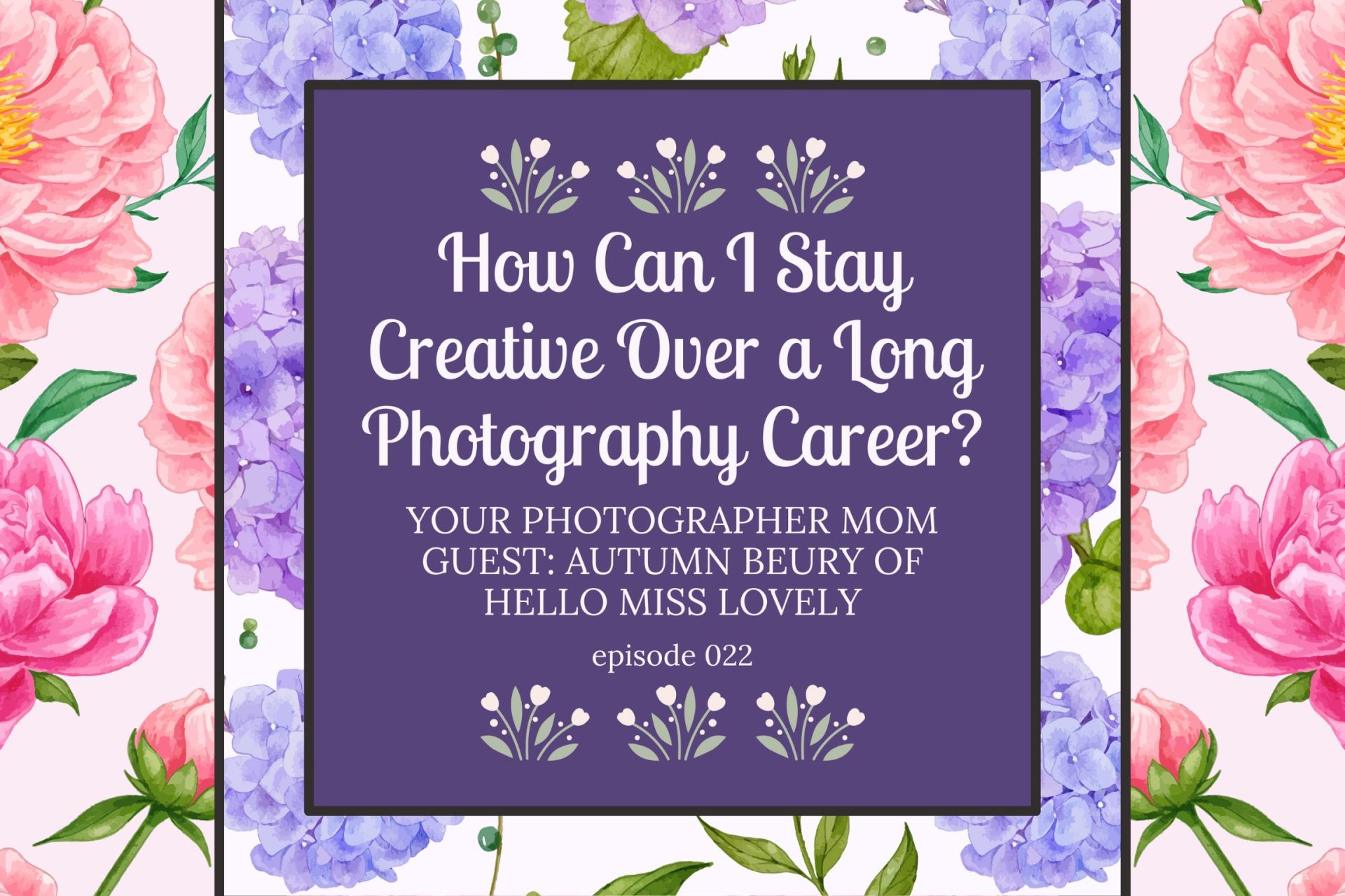 staying creative over a long photography career 