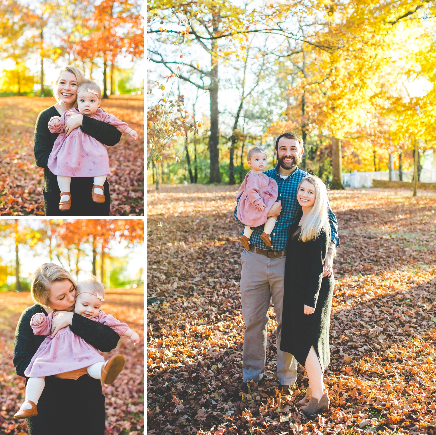 fall mini sessions in fayetteville for families