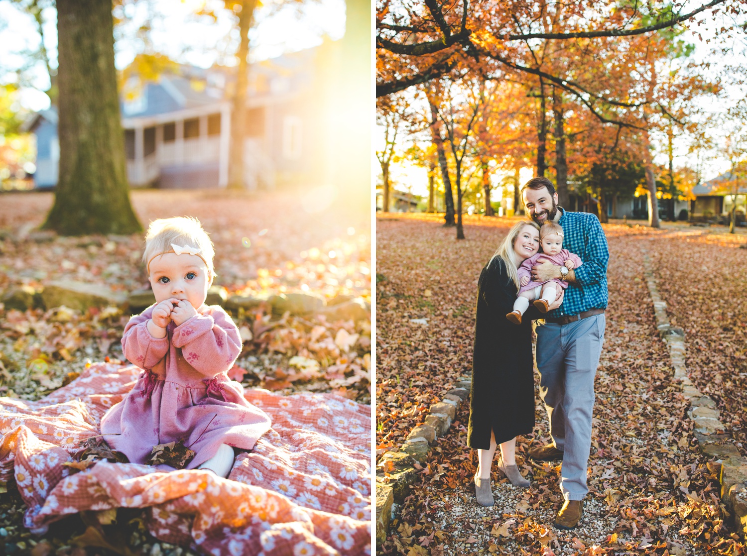 family photo poses with 6-9 month old baby