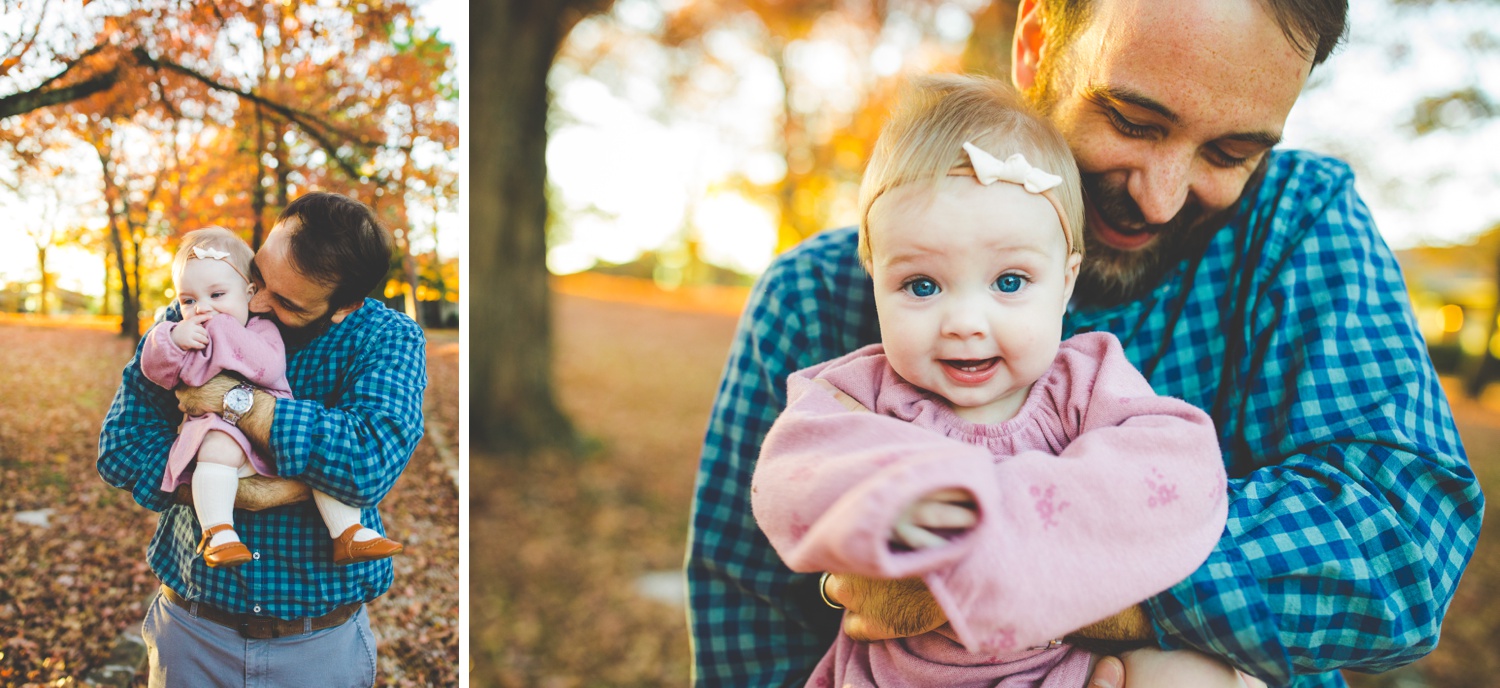 colorful fall family photos in fayetteville
