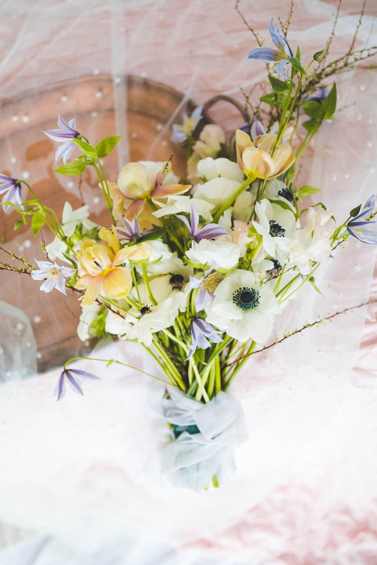 dreamy and ethereal wedding bouquet 
