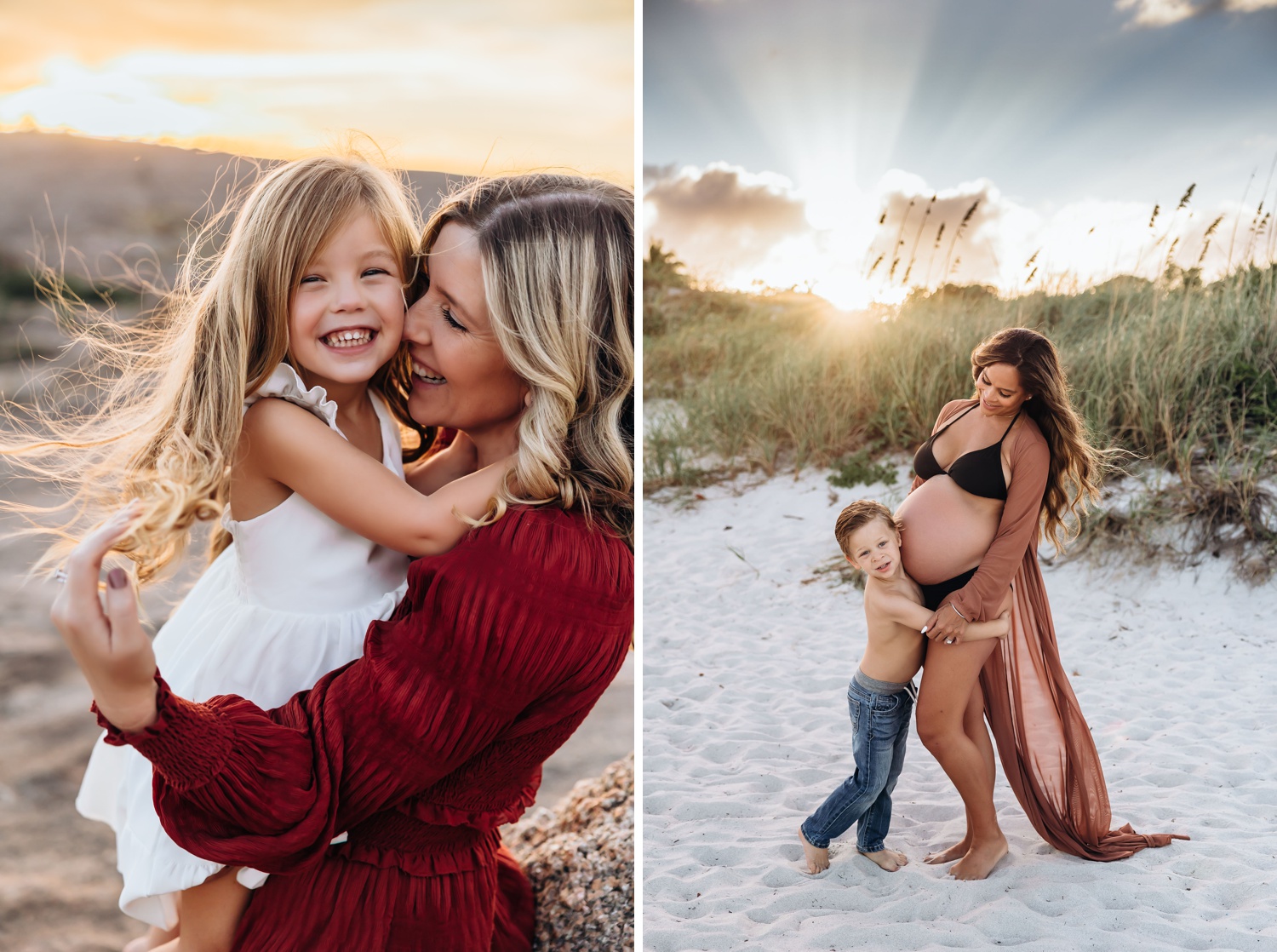 Golden Hour Family Photographs by Darcy Graf Photography in Miami, Florida 