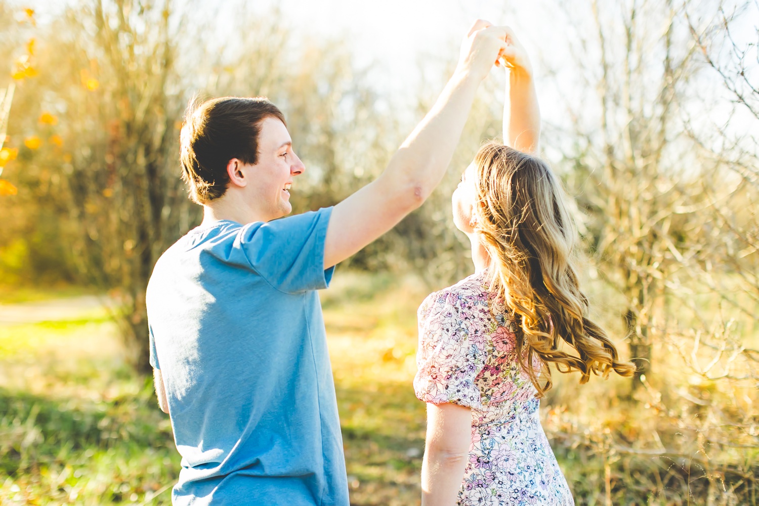 Forest Engagement Photos in Arkansas 