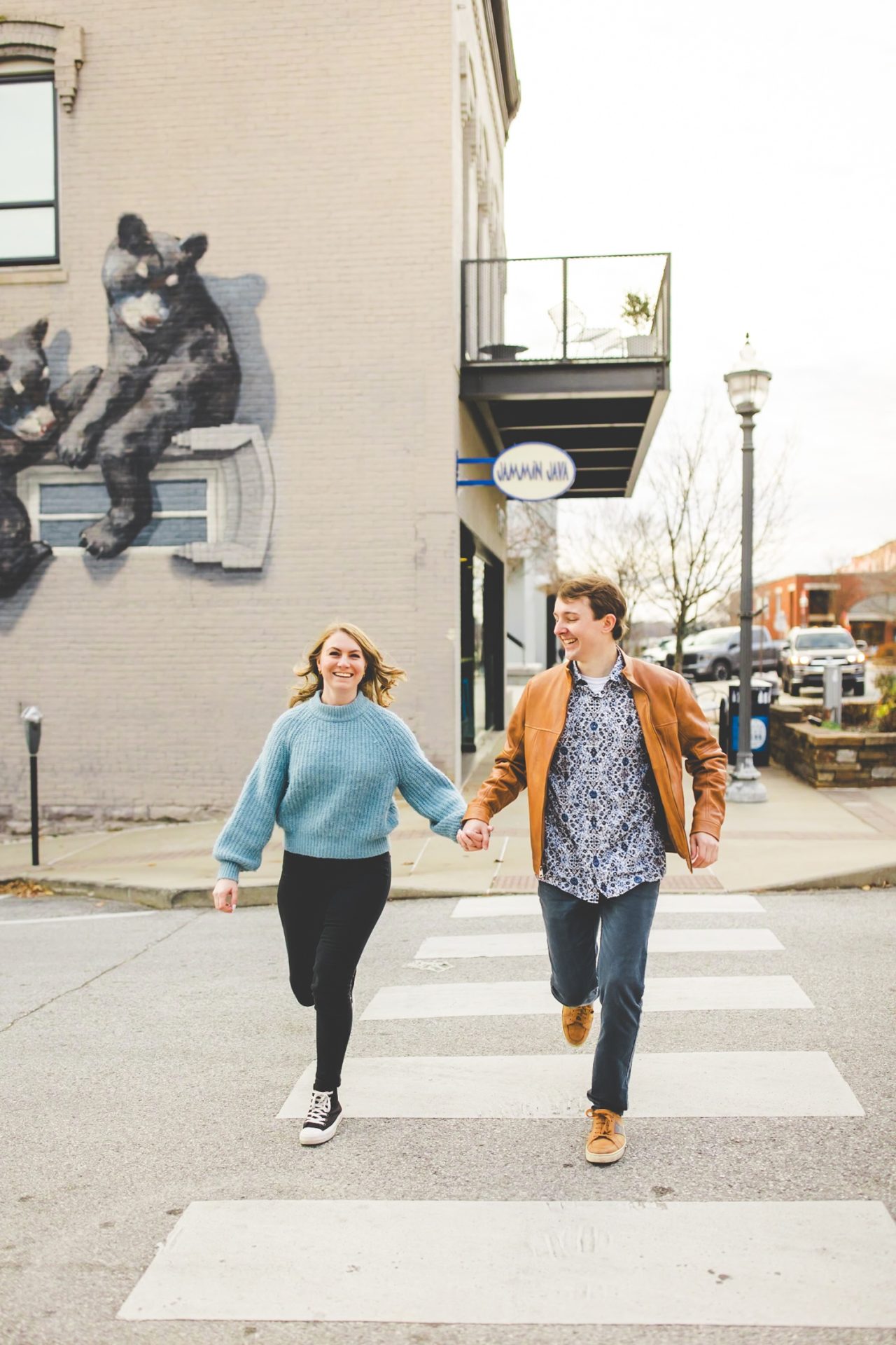 Downtown Engagement Photos in Small Town, Lissa Chandler Photography 