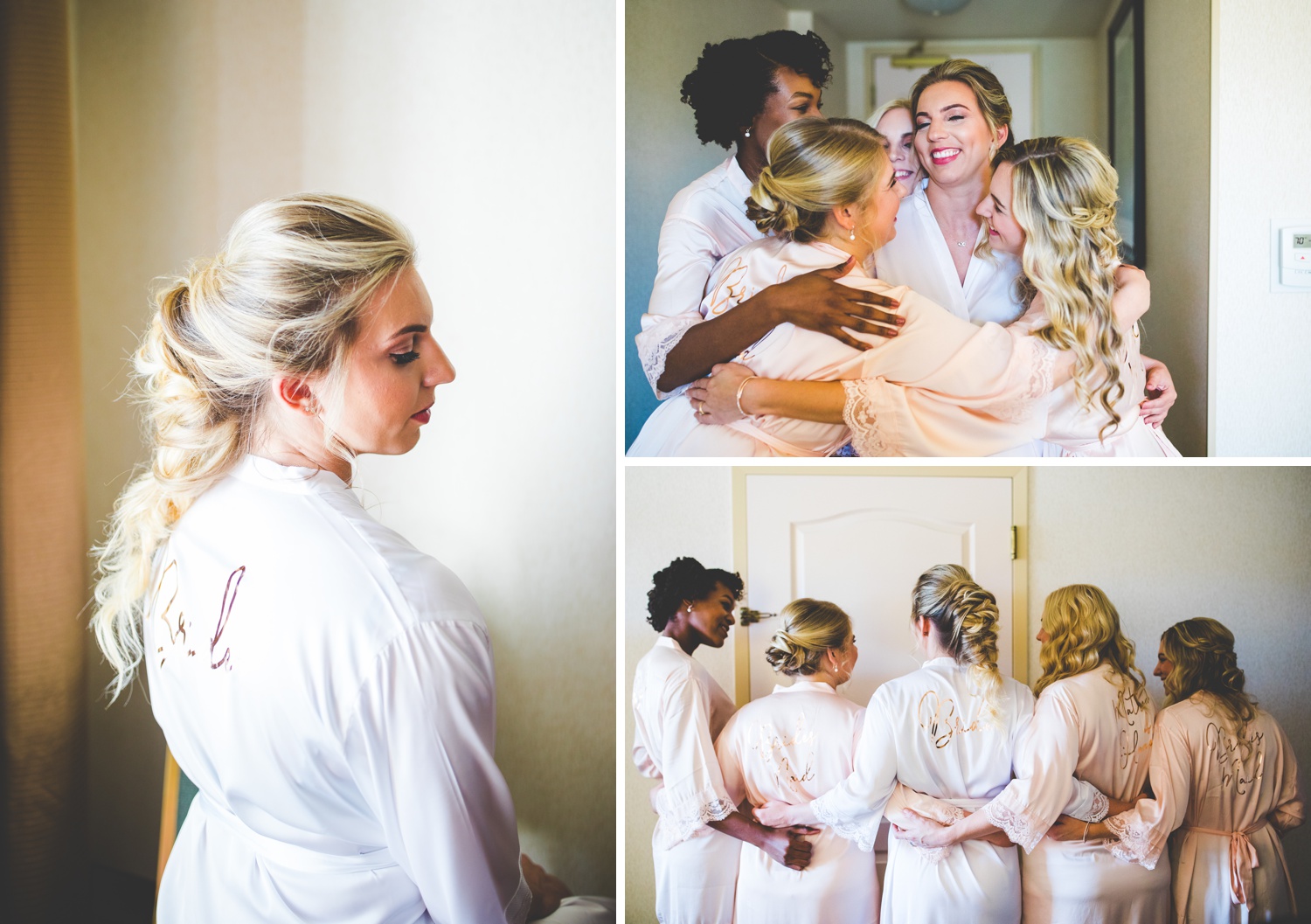 Bridesmaids Getting Ready, Fall Wedding in Glastonbury, Connecticut 