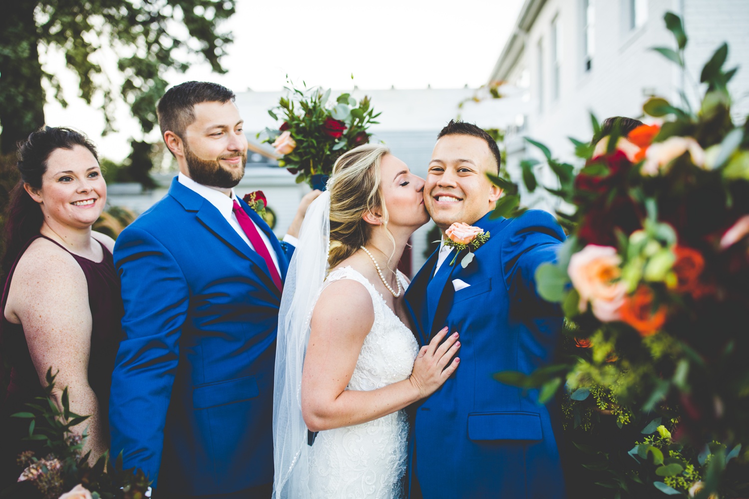 Bridal Party Photographs, Fall Wedding in Connecticut 