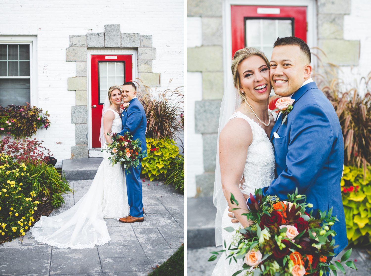 Bridal Party Photographs, Fall Wedding in Connecticut 