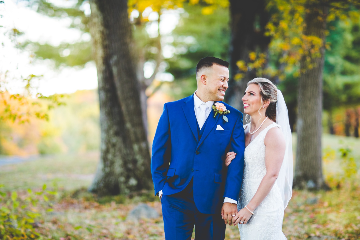 Bridal Party Photographs, Fall Wedding in Connecticut 