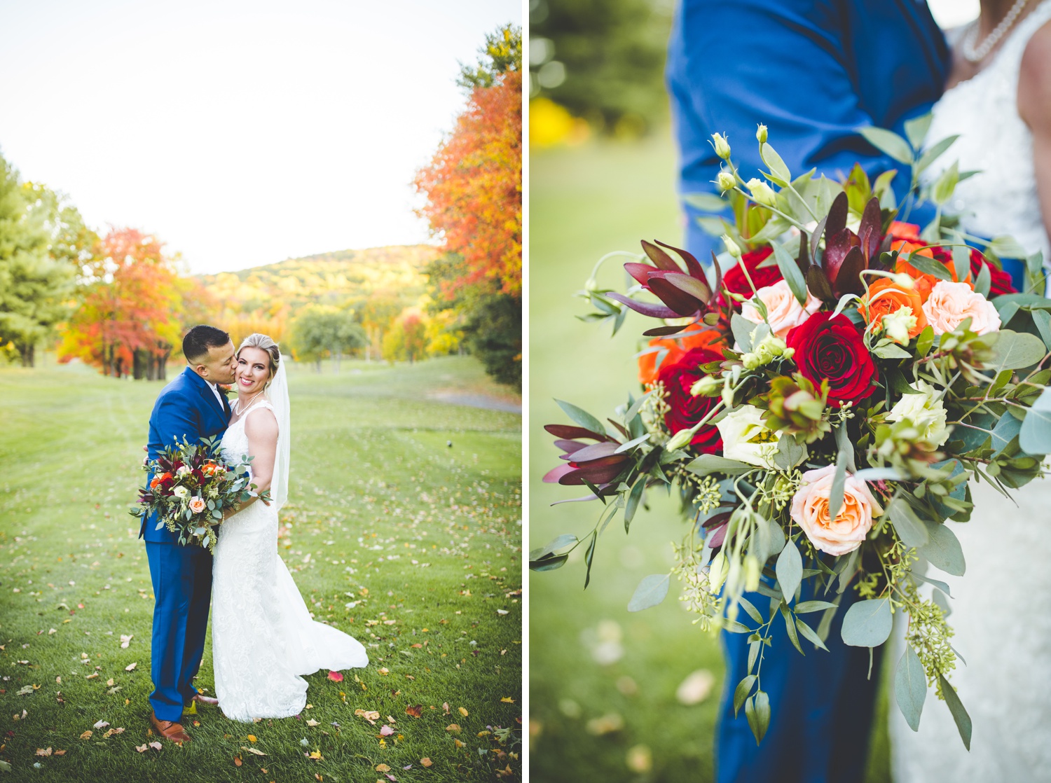 Bridal Party Photographs, Fall Wedding in Connecticut 