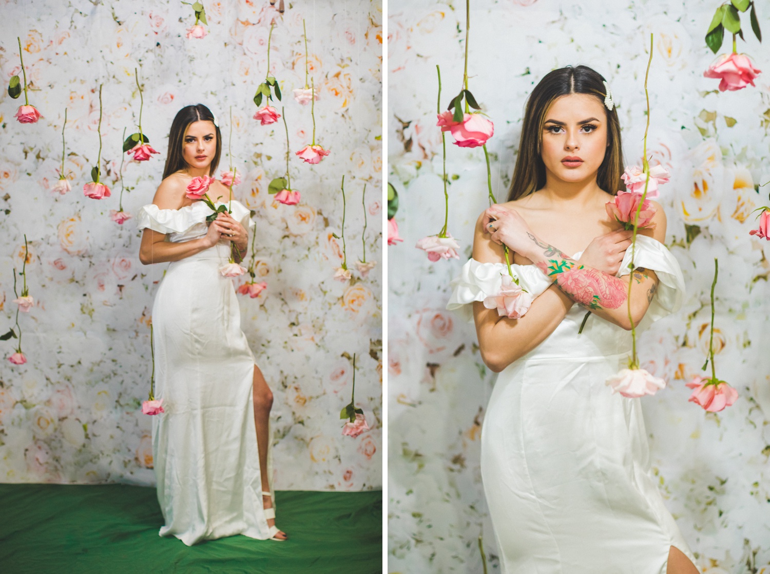 90s Aesthetic Bridal Session in Fayetteville Arkansas 