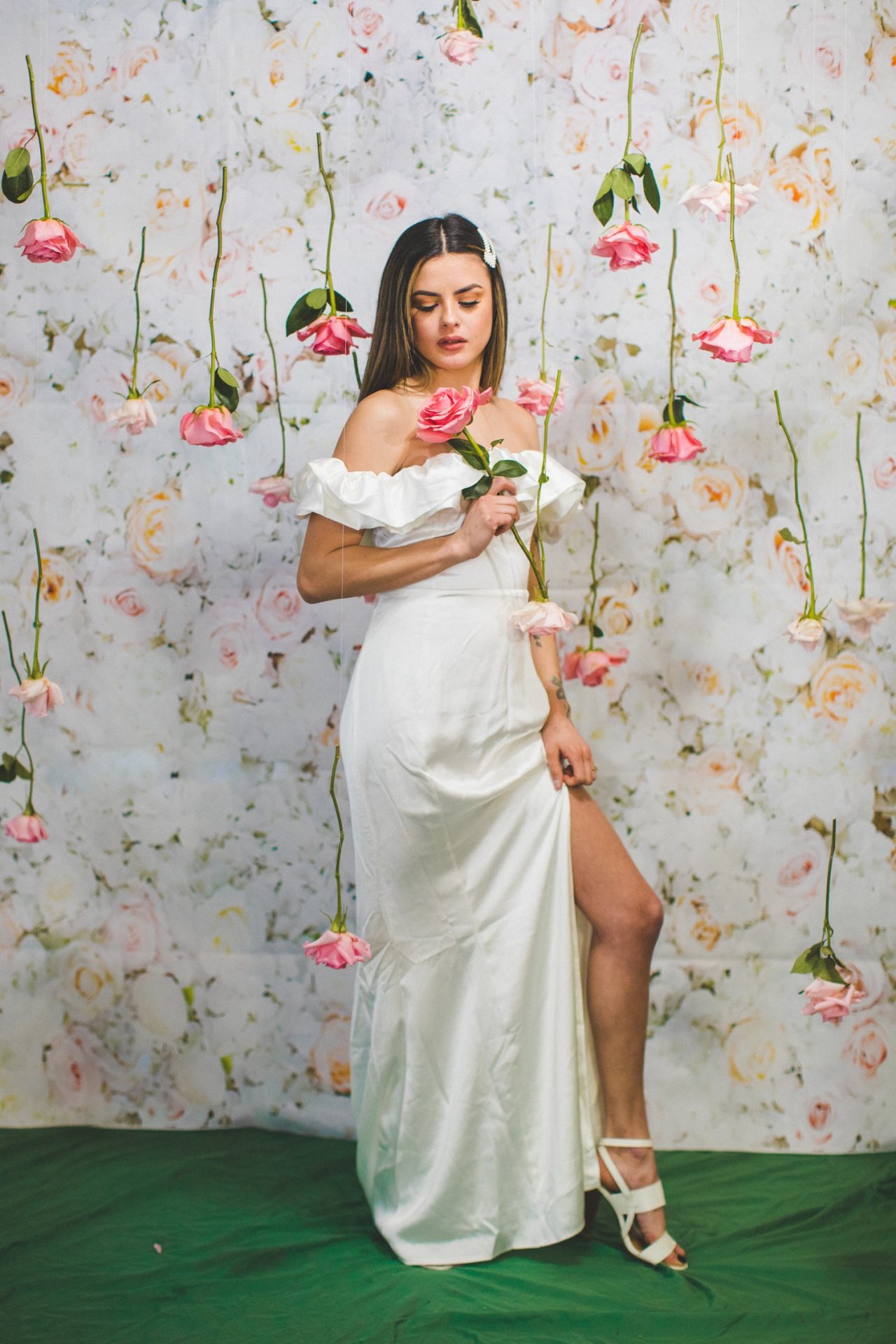 90s Aesthetic Bridal Session in Fayetteville Arkansas 