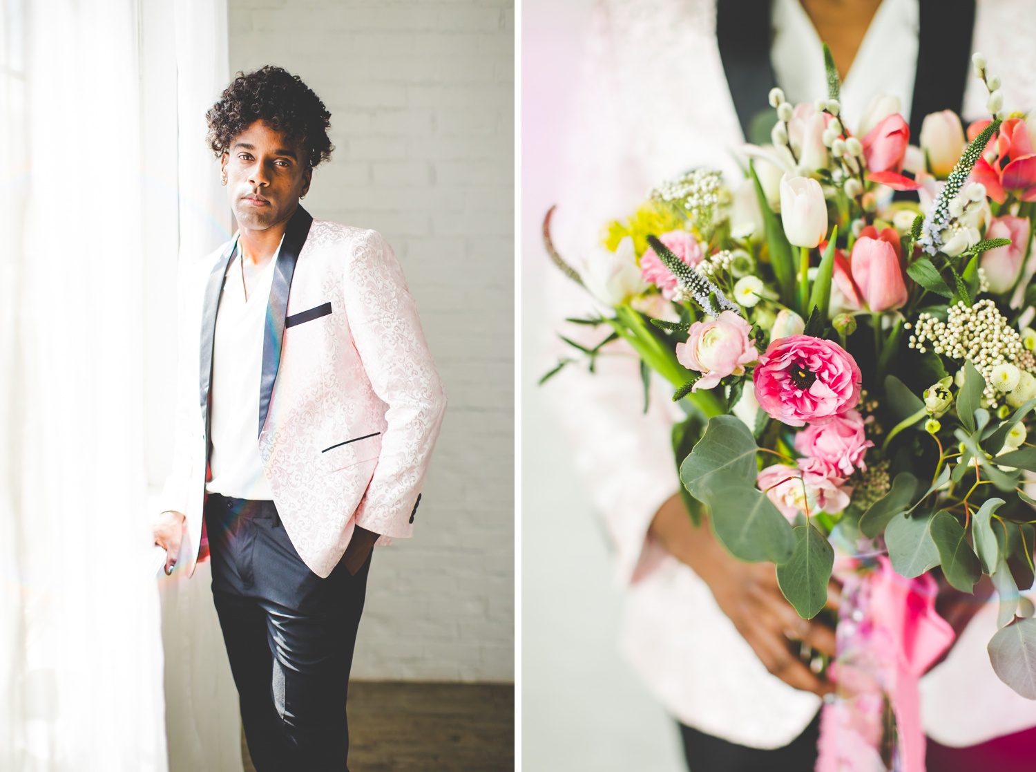 Colorful Bridal Editorial by Arkansas Wedding Photographer 