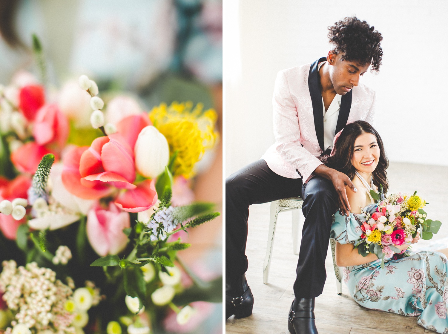 Colorful Bridal Editorial by Arkansas Wedding Photographer 
