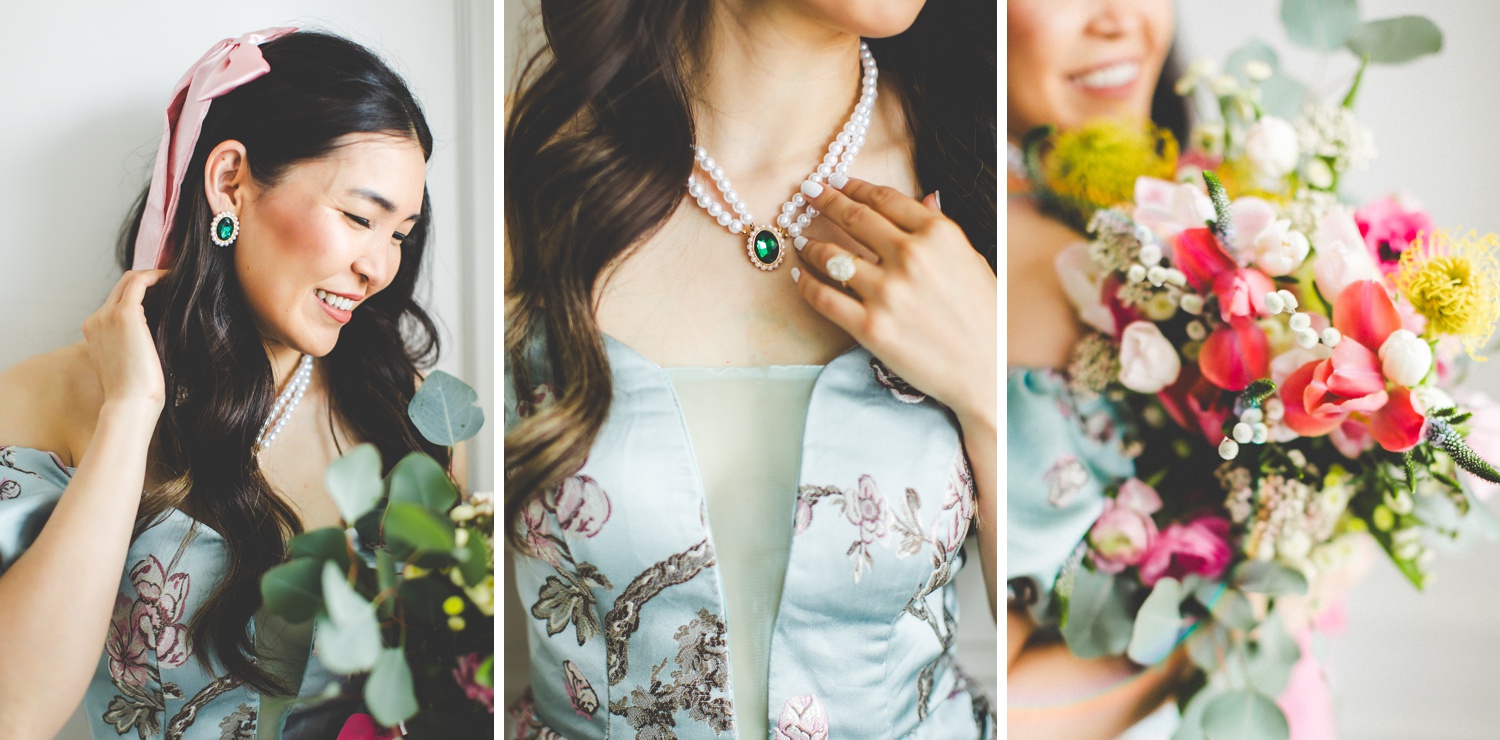 Colorful Studio Bride and Groom Photography in Draper UT