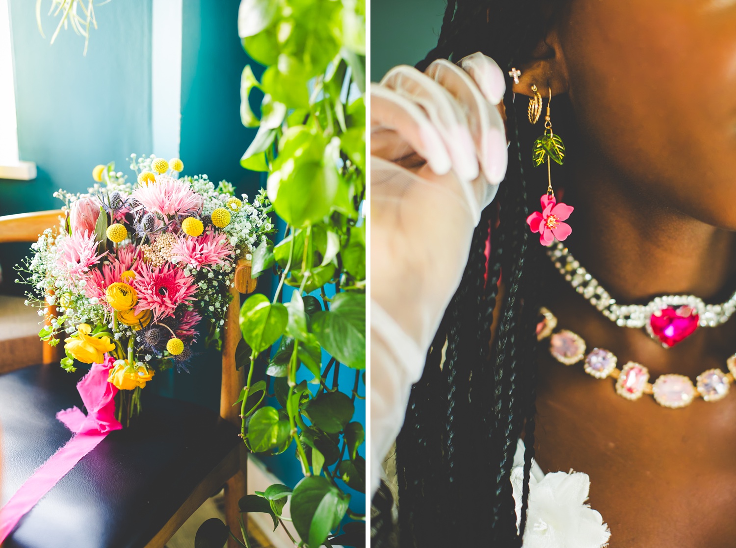 Details from Colorful Wedding Editorial 