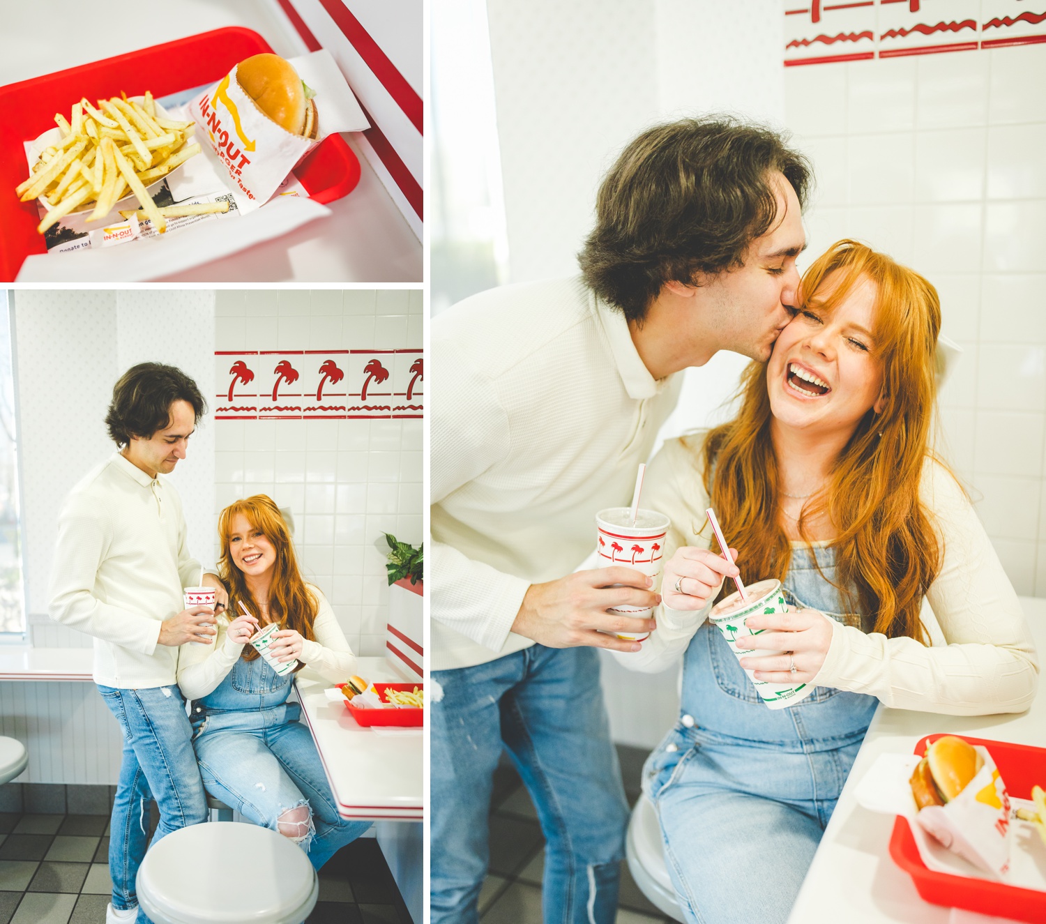 Engagement Session at In & Out, Spring Engagements in Utah