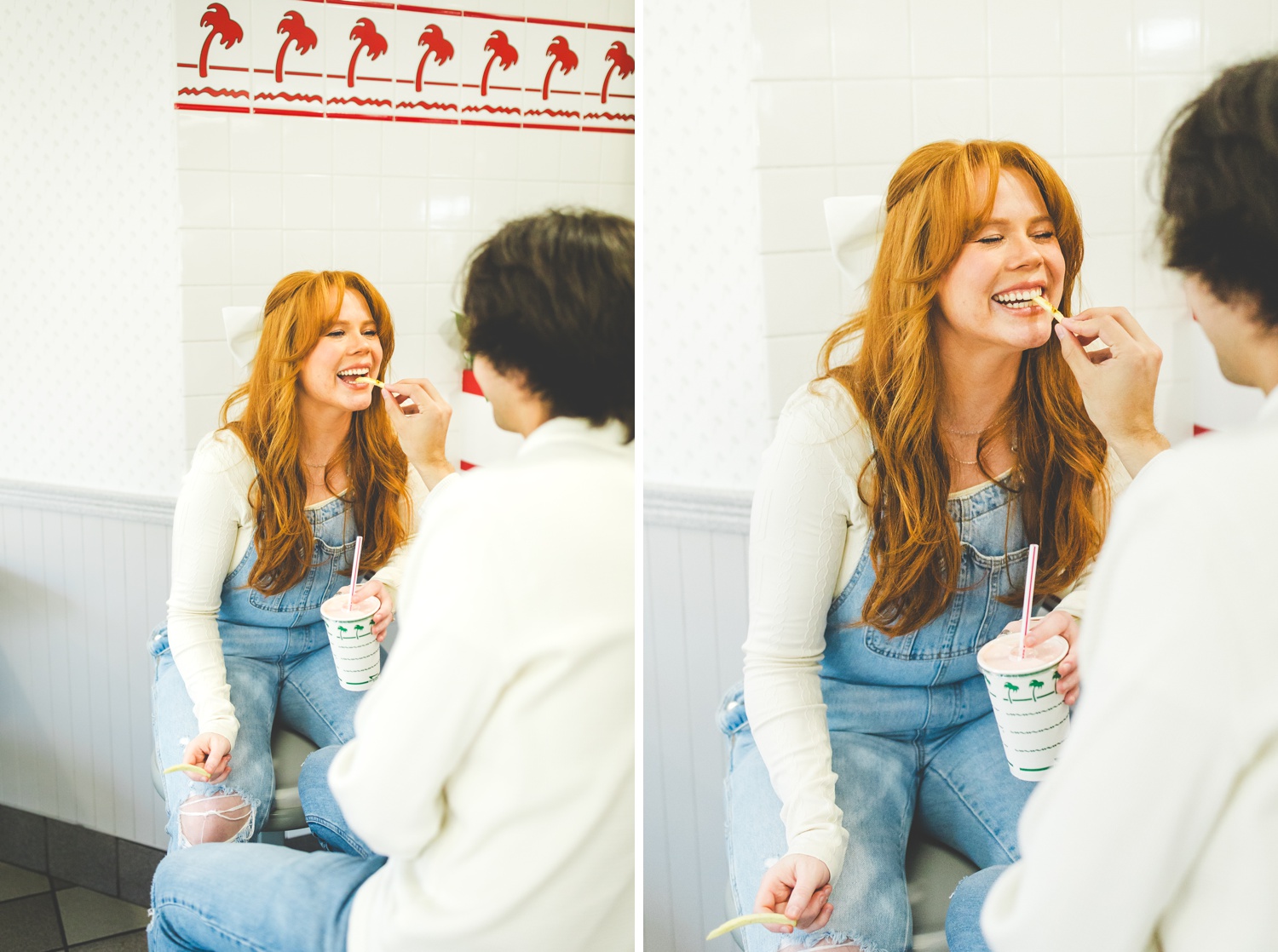 Engagement Session at In & Out, Spring Engagements in Utah