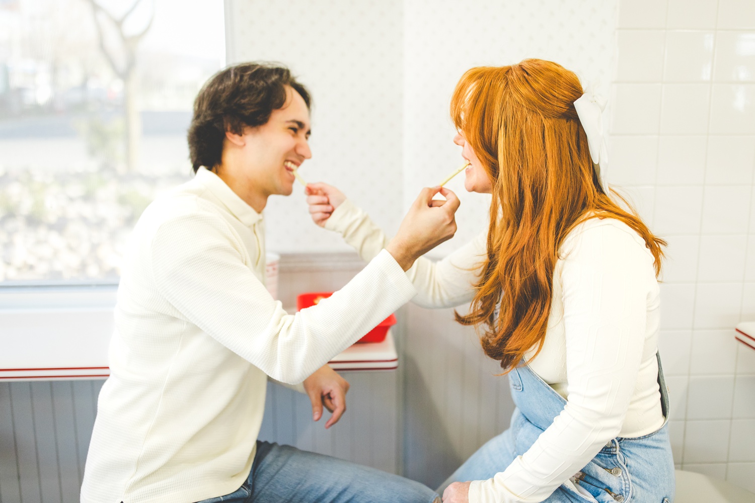 Engagement Session at In & Out, Spring Engagements in Utah