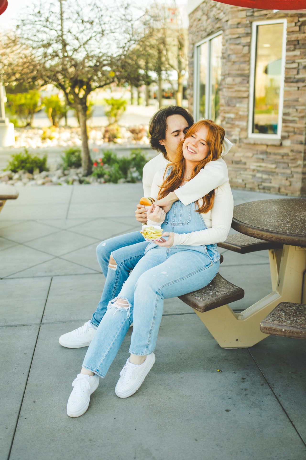 Colorful Engagement Photography at In & Out