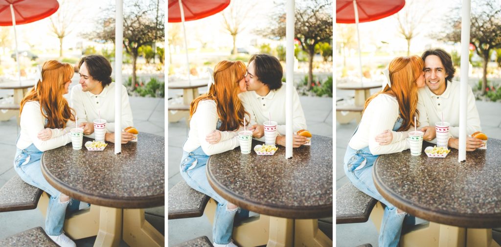 Colorful Engagement Photography at In & Out