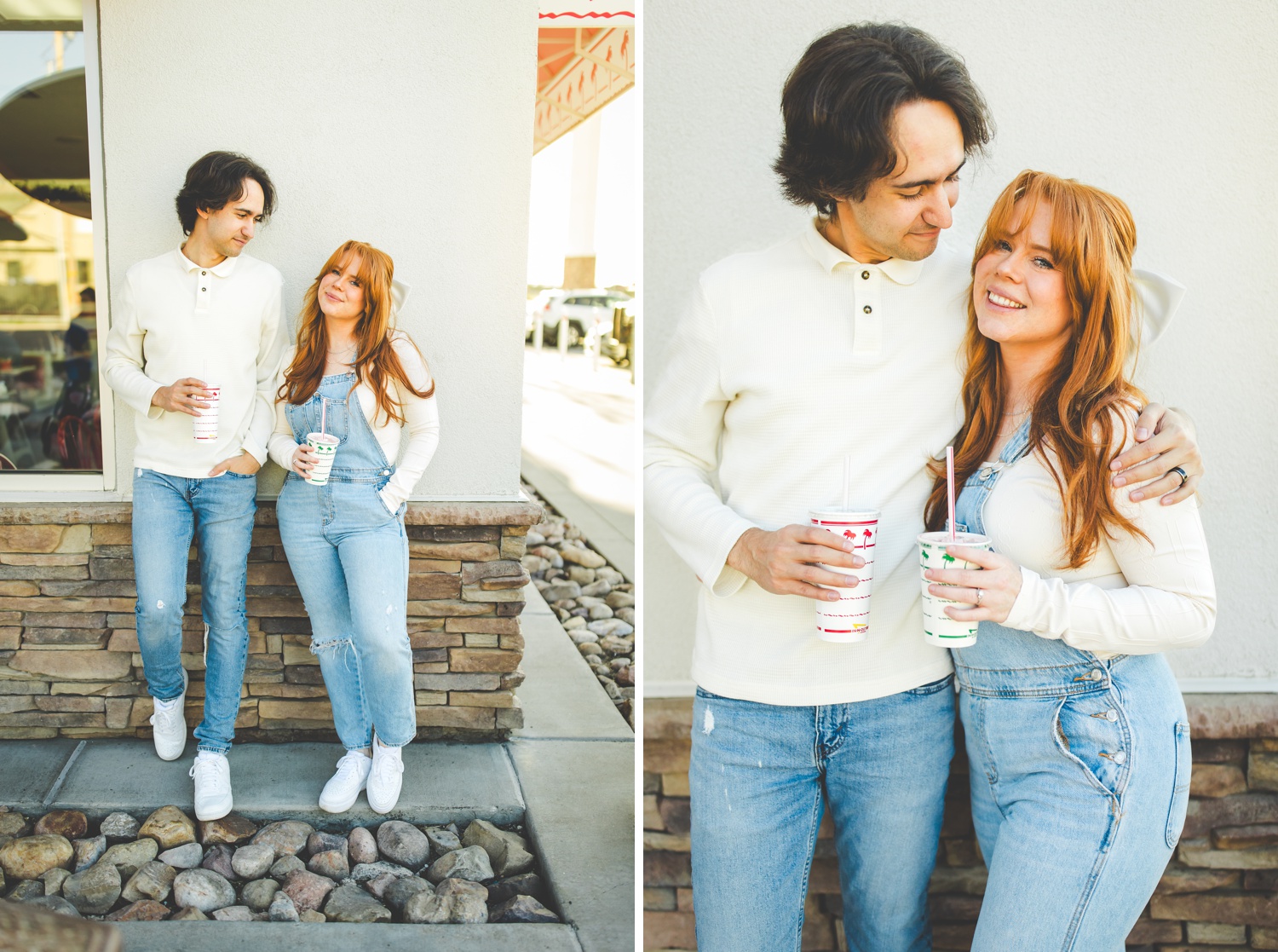 Colorful Engagement Photography at In & Out