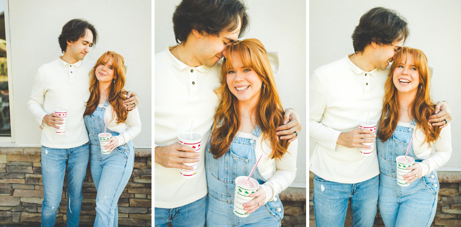 Colorful Engagement Photography at In & Out