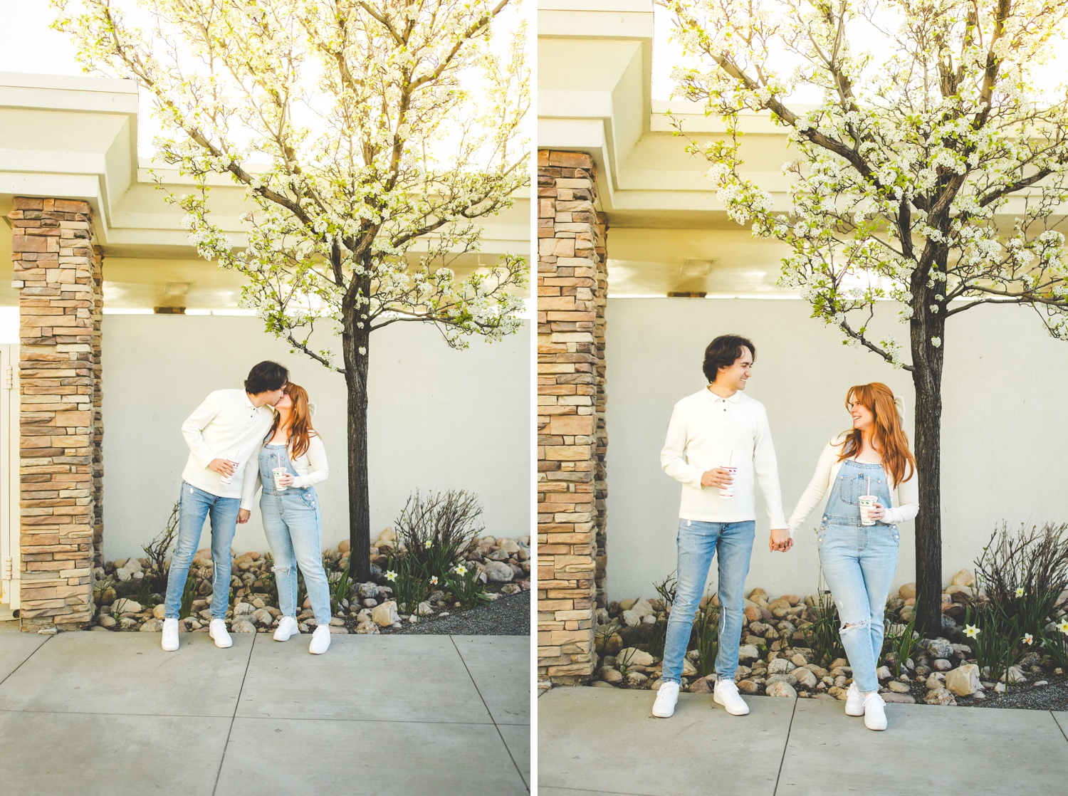 Cute Couple Photographs at In & Out, Minimalist Photo Outfit Ideas for Gen Z