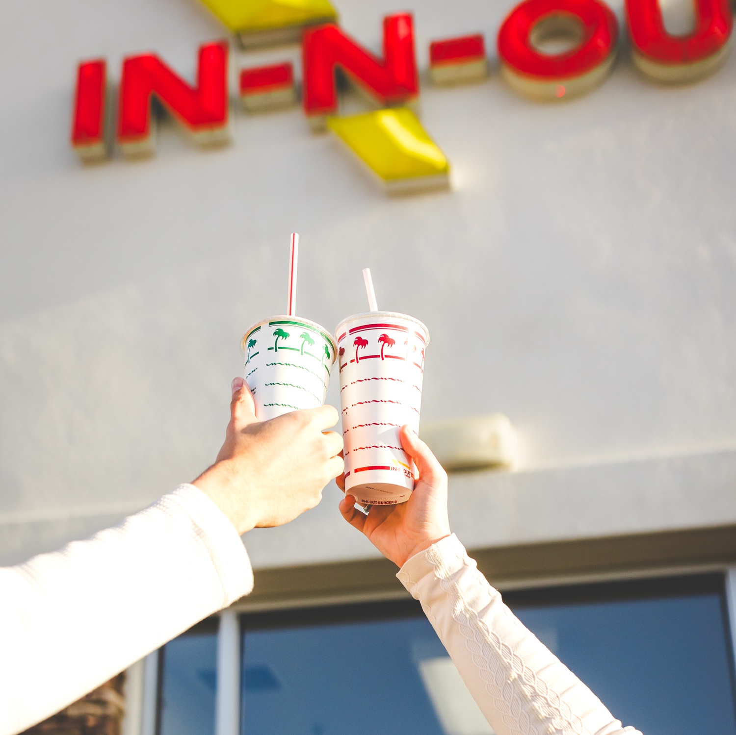 Cute Couple Photographs at In & Out, Minimalist Photo Outfit Ideas for Gen Z
