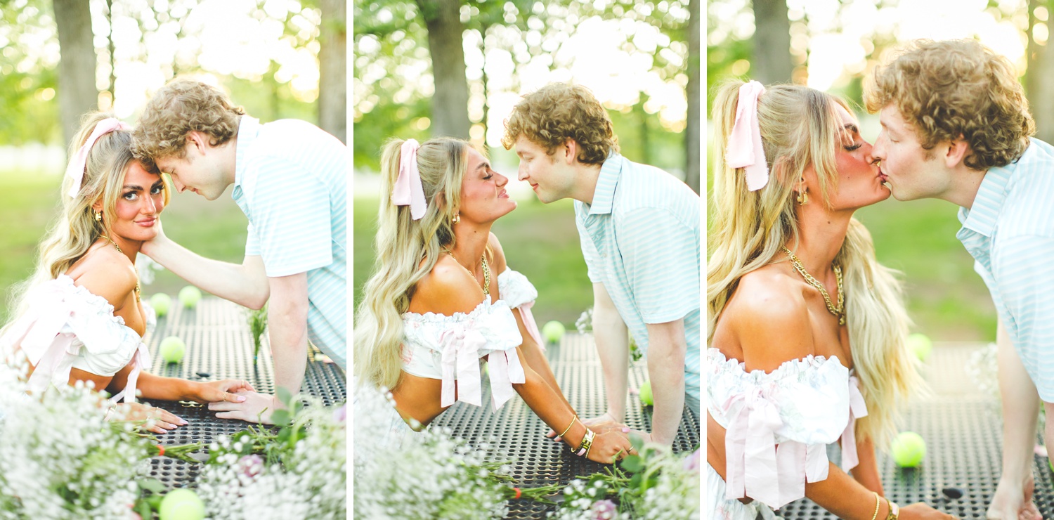 Colorful Engagement Photos in Fayetteville AR