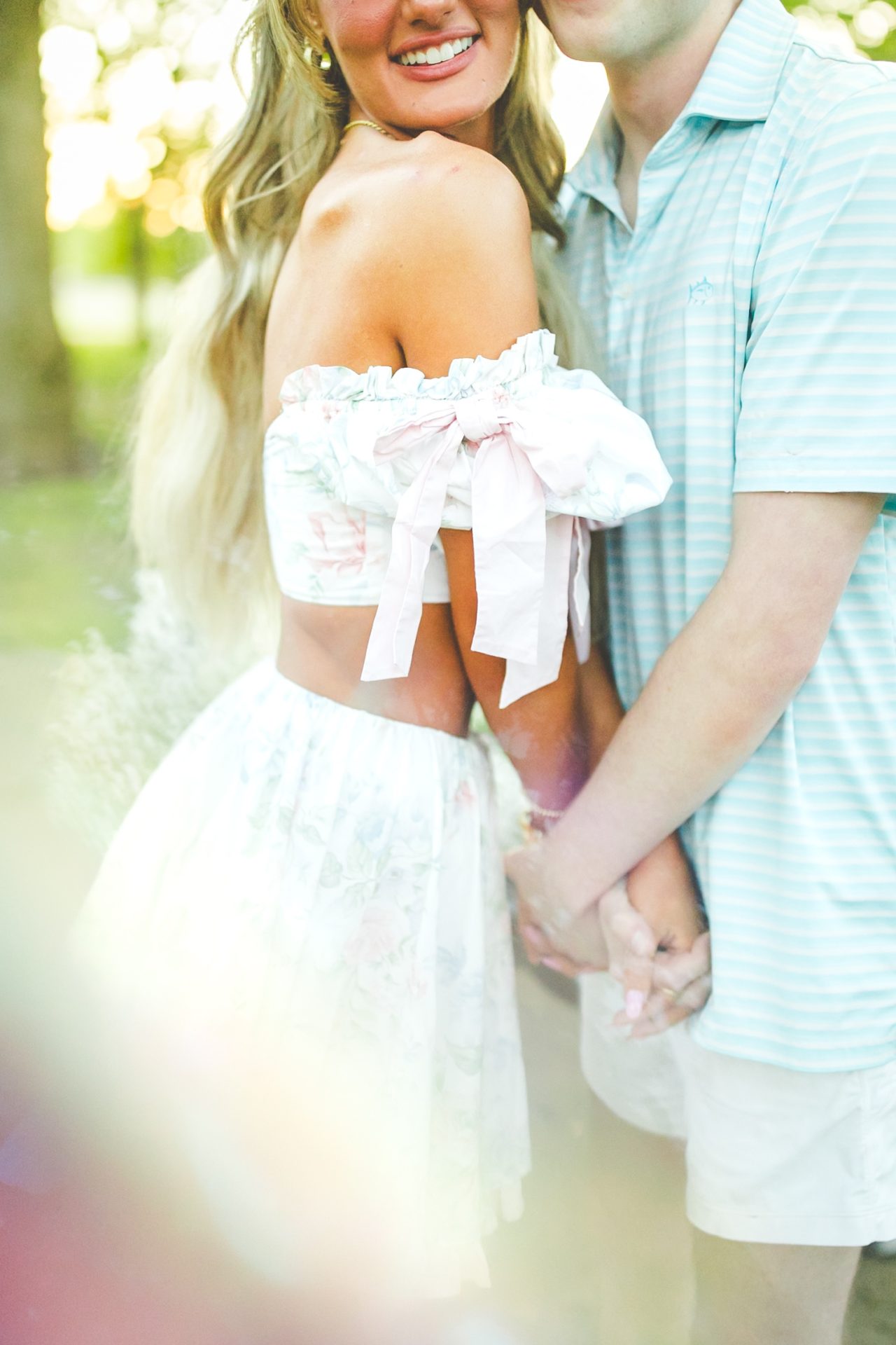 Golden Hour Engagement Photos in Fayetteville 