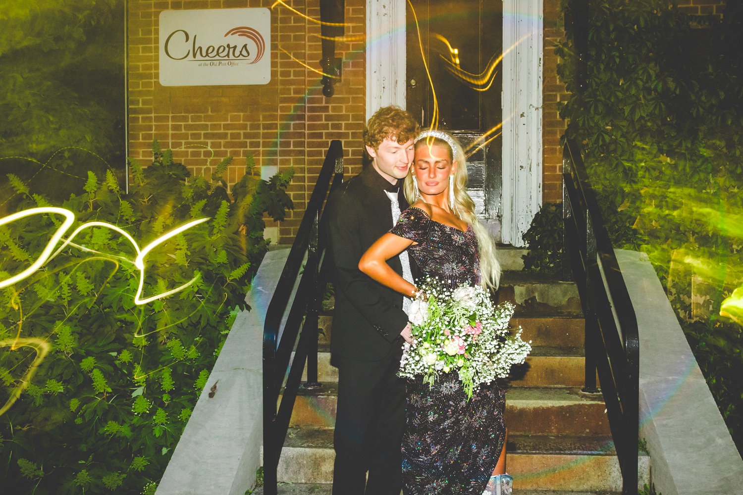 Night Engagement Photos in Northwest Arkansas 