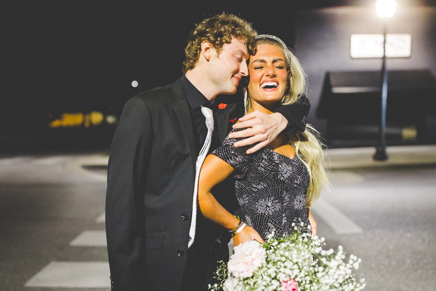 Night Engagement Photos in Northwest Arkansas 