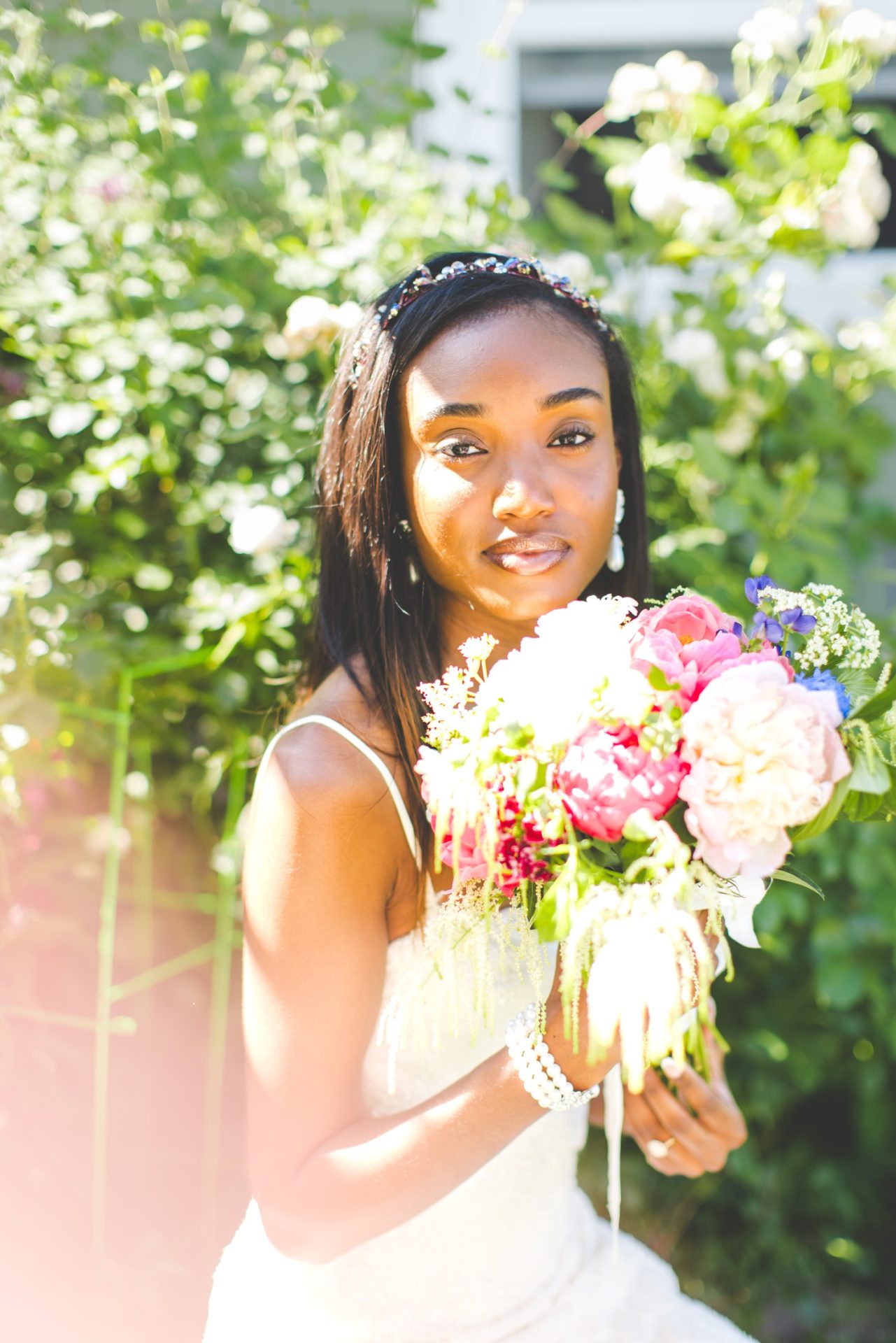 Colorful Bridal Photographs in Northwest Arkansas 