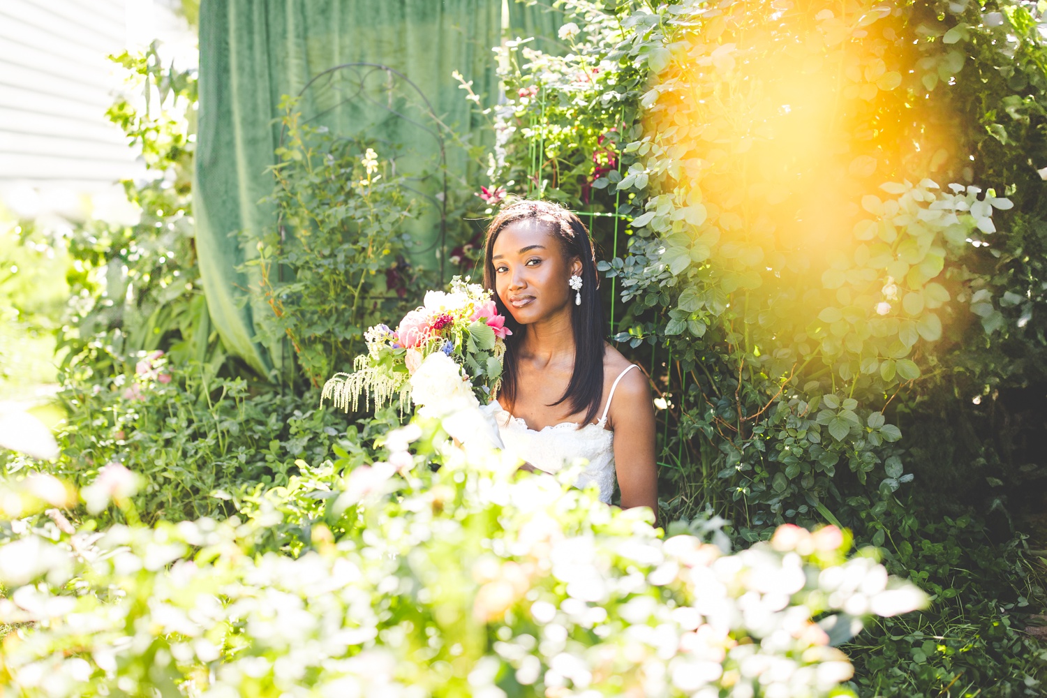 Colorful Bridal Photographs in Northwest Arkansas 