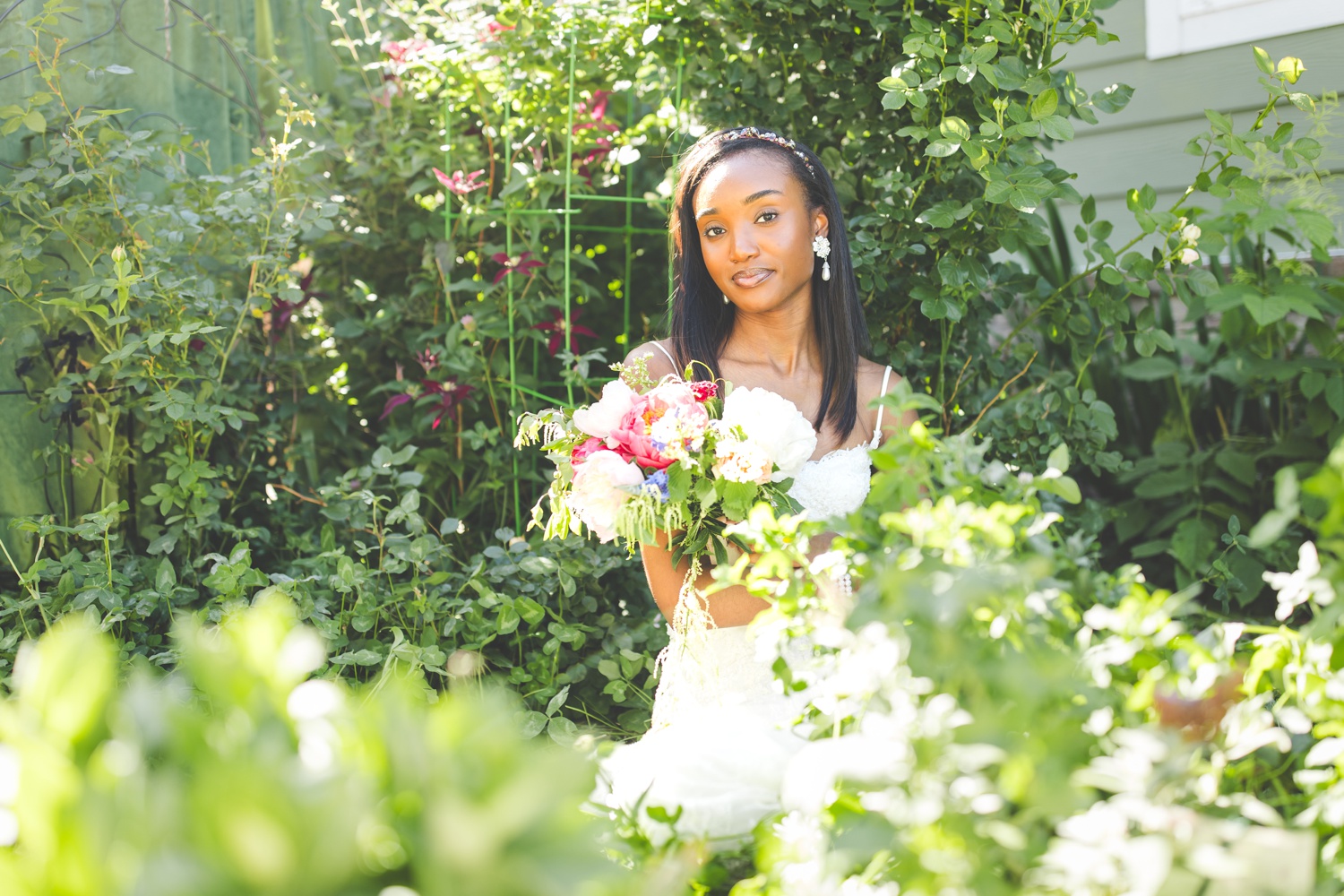 Garden Bridal Editorial in Fayetteville AR