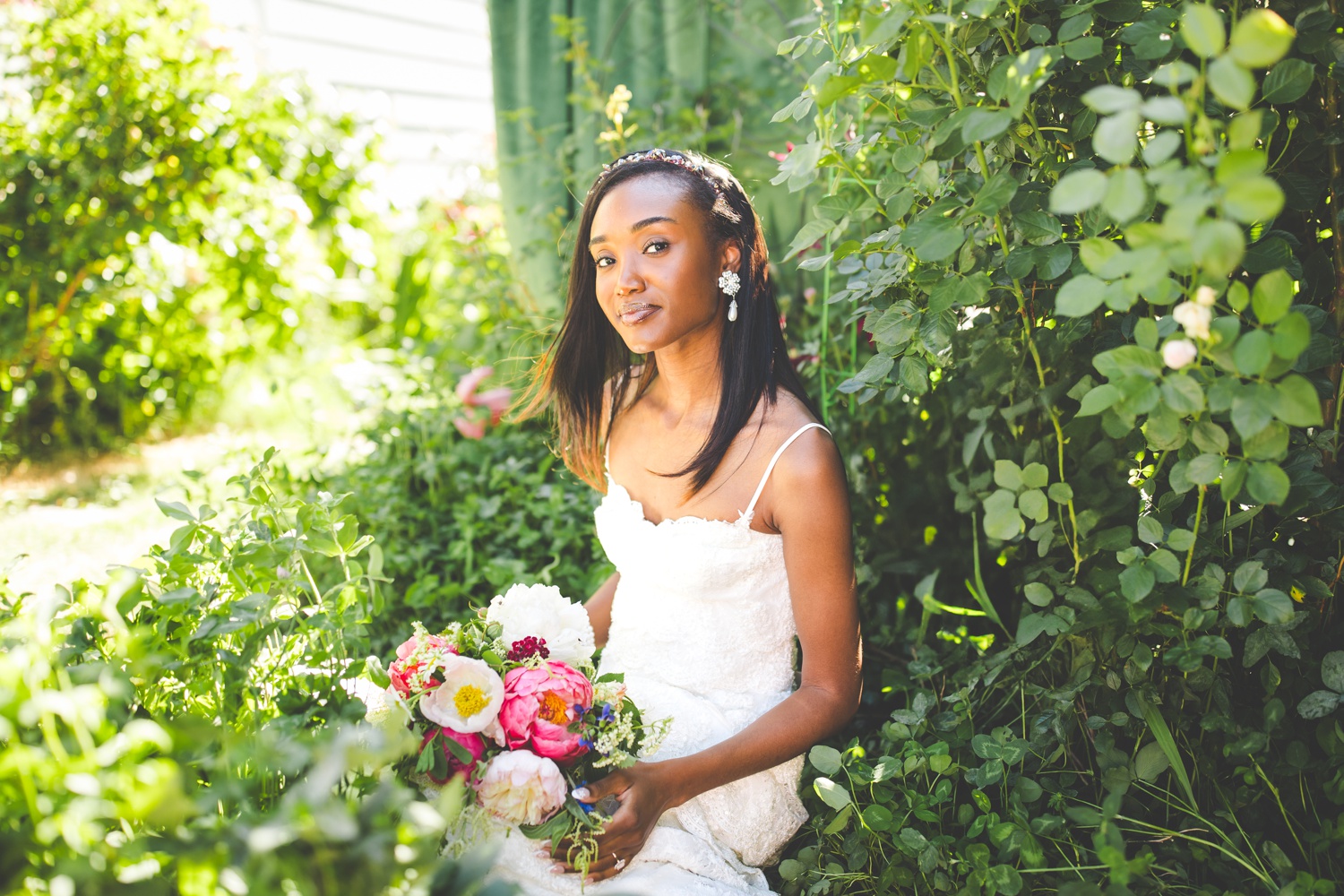 Garden Bridal Editorial in Fayetteville AR