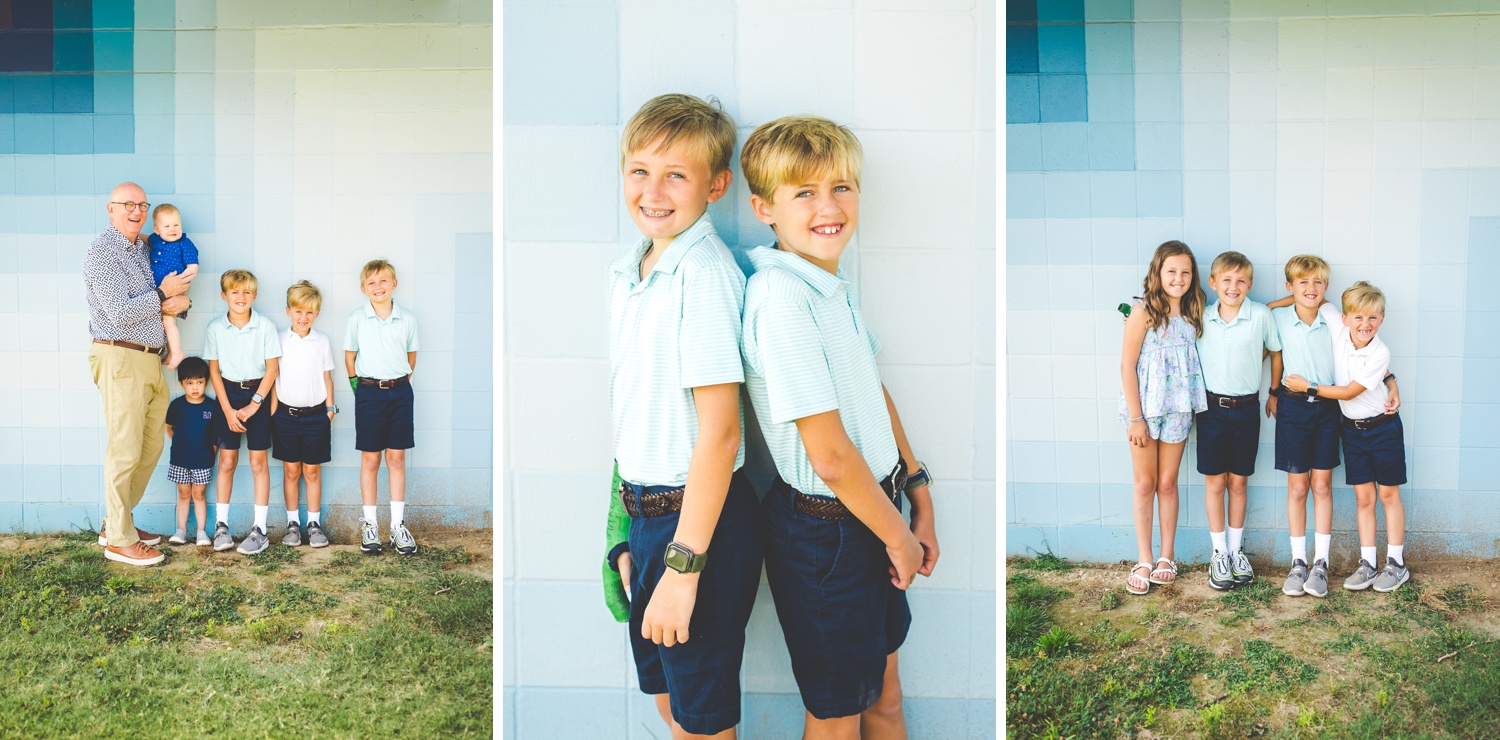 Nostalgic and Colorful Family Photos in Northwest Arkansas 