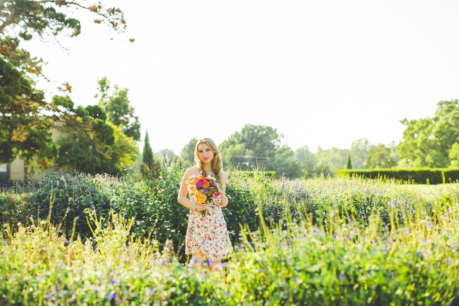Floral Senior Photographs in Oklahoma 