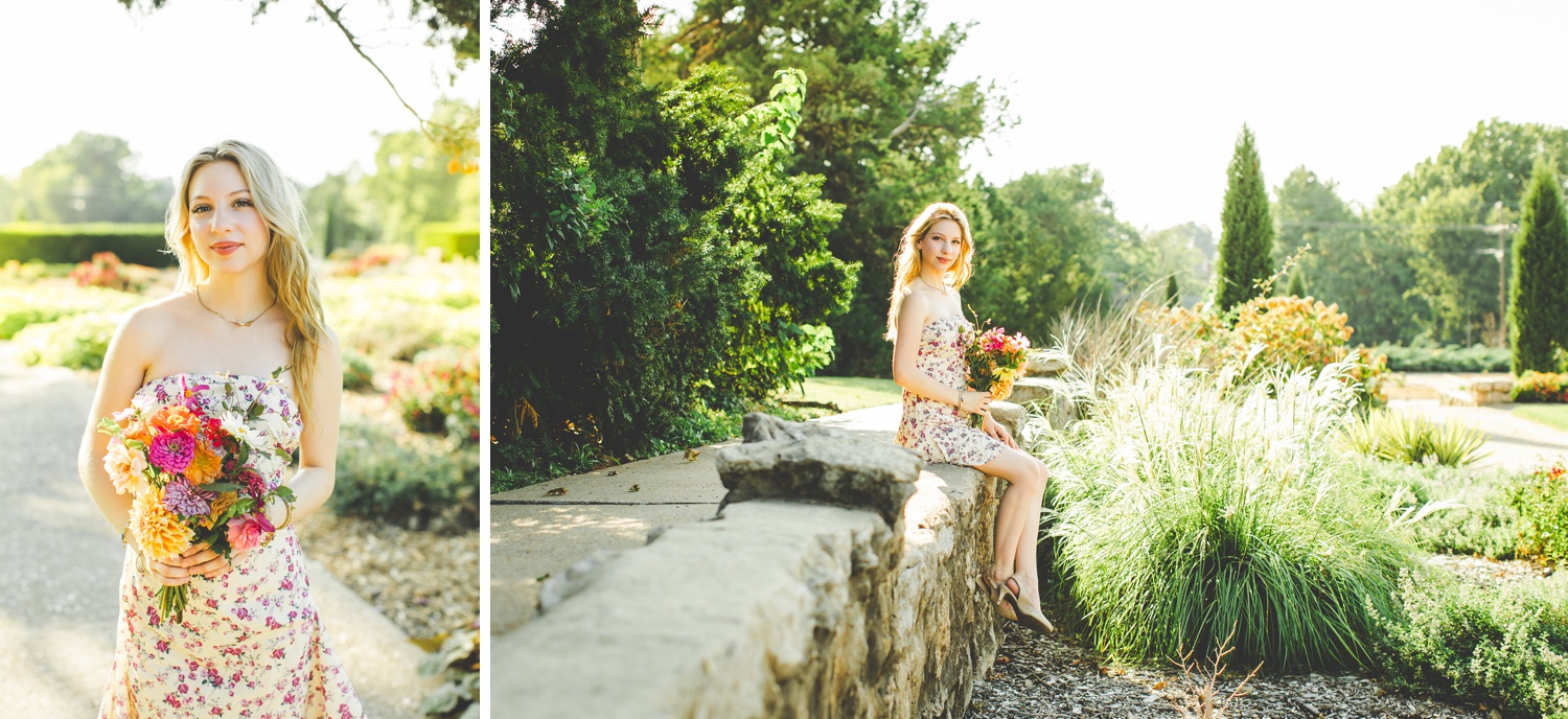 Floral Senior Photographs in Oklahoma 