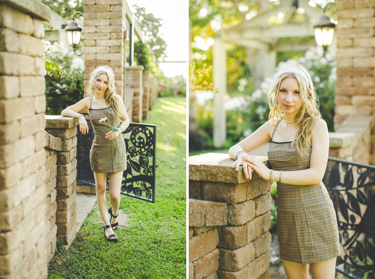 Senior Photographs at Tulsa Rose Garden, Woodward Park Senior Photos