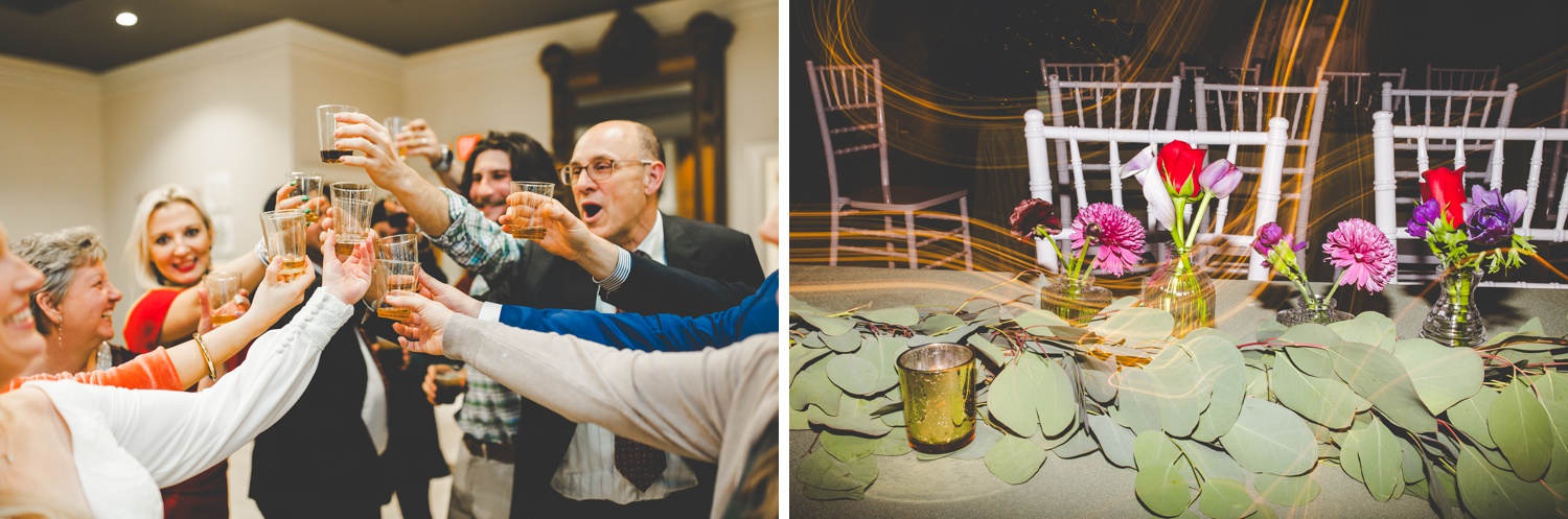 Colorful Wedding Photography in Springdale, Winter Wedding at Apollo on Emma