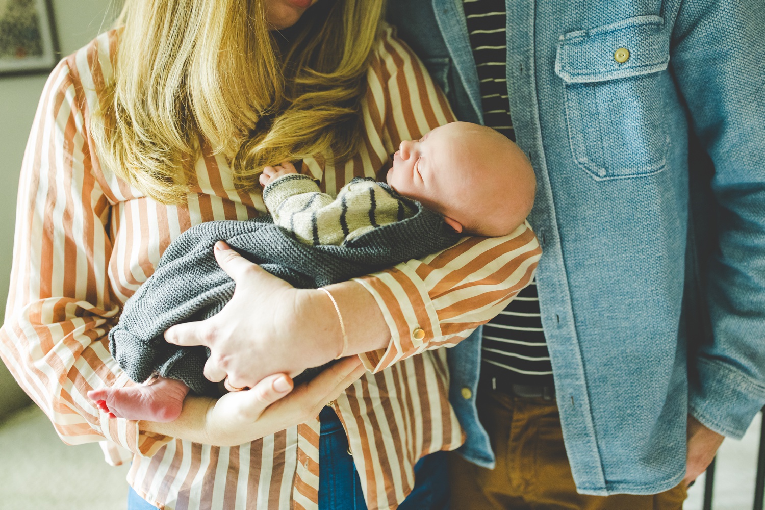 In Home Lifestyle Newborn Photos in Bentonville Arkansas