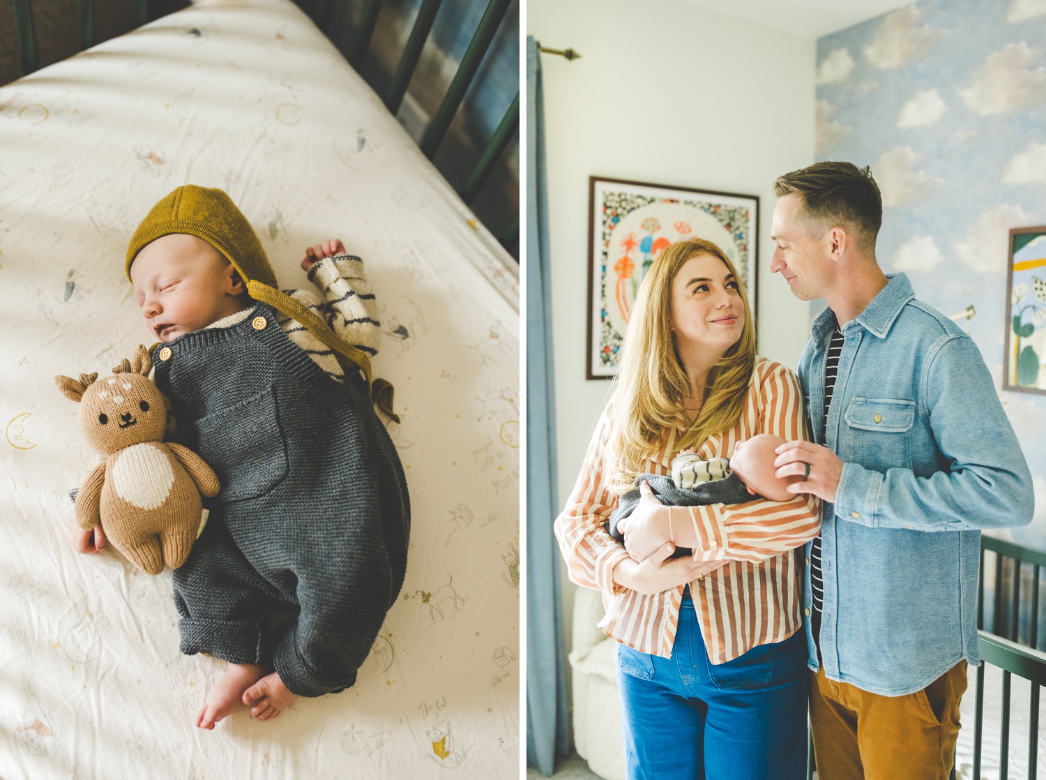In Home Lifestyle Newborn Photos in Bentonville Arkansas