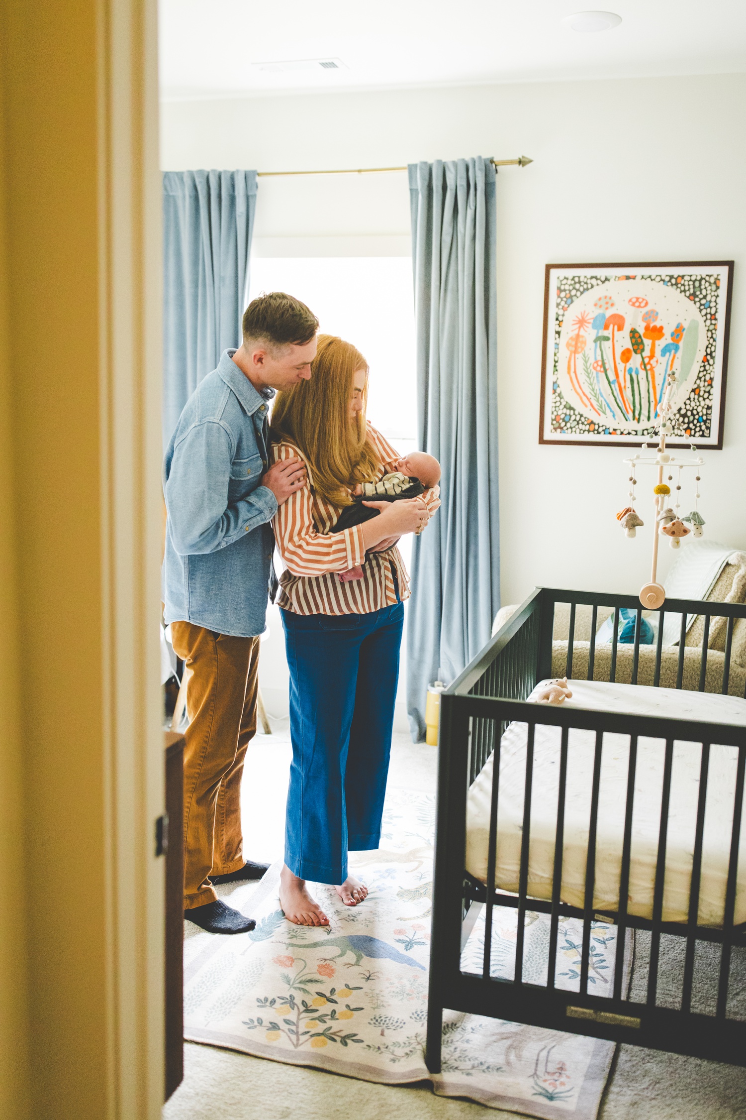 In Home Lifestyle Newborn Photos in Bentonville Arkansas