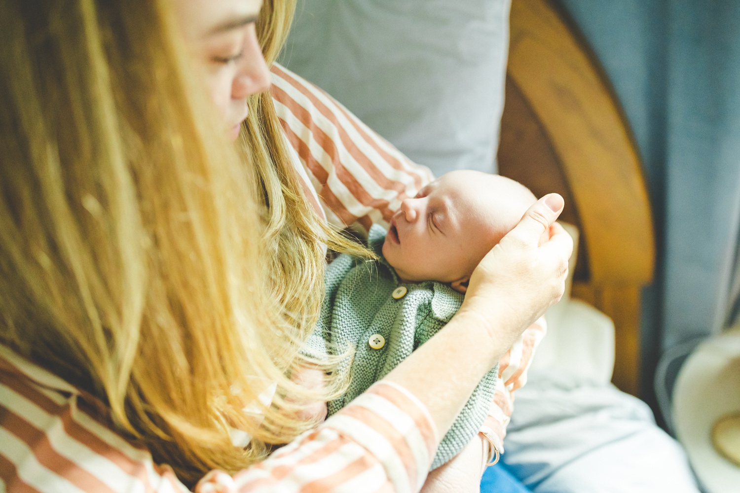 Cinematic Vintage Aesthetic Newborn Photos in Arkansas 