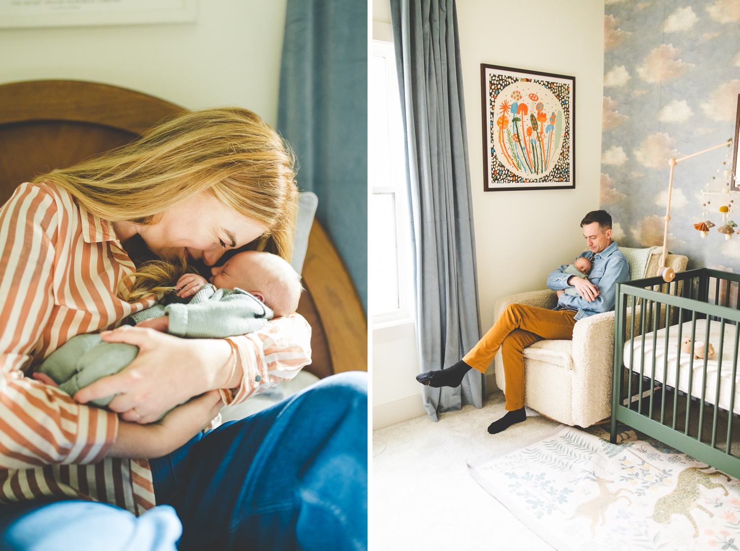 Cinematic Vintage Aesthetic Newborn Photos in Arkansas 