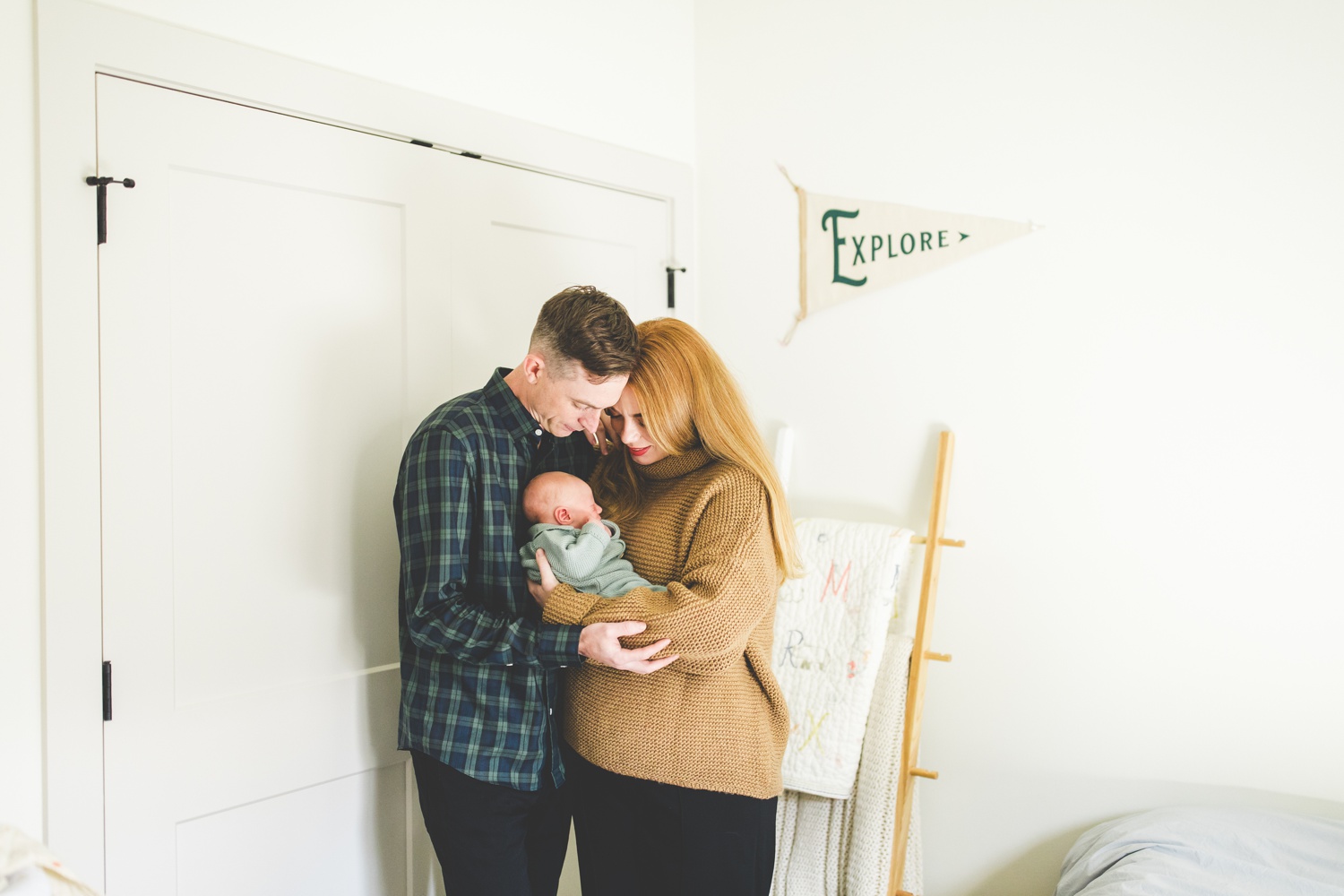 Cinematic Vintage Aesthetic Newborn Photos in Arkansas 