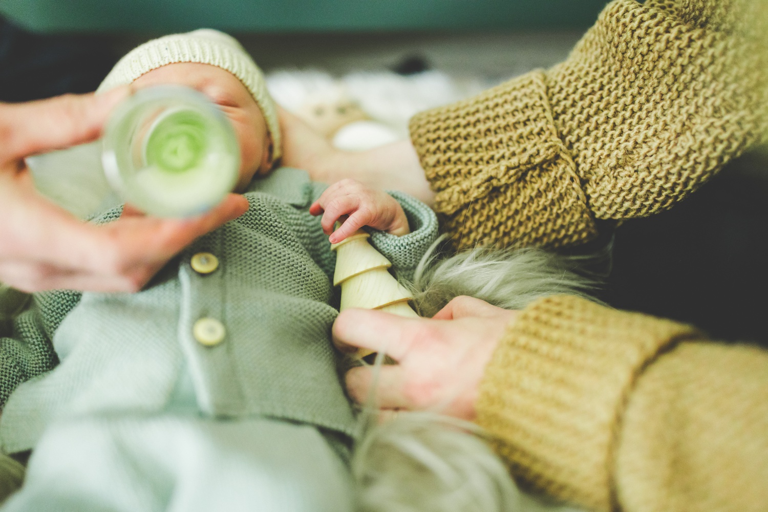 Cinematic Vintage Aesthetic Newborn Photos in Arkansas 